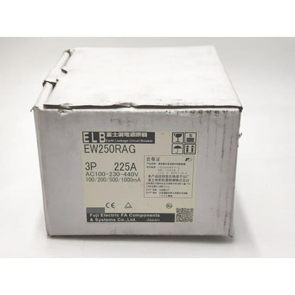箱いたみあり 未使用 富士電機 EW250RAG 3P 225A