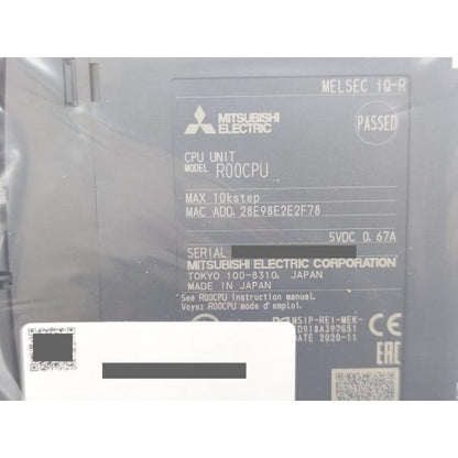 2020年製 新品 三菱 MITSUBISHI R00CPU