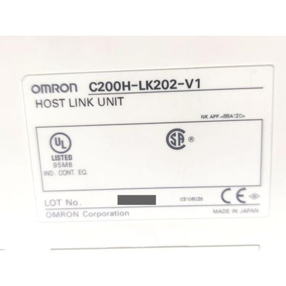 中古 オムロン OMRON C200H-LK202-V1