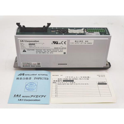 合格書やぶれあり 本体のみ 中古か未使用か不明 IAI PCON-CB-56PWAI-PN-5-0-DN