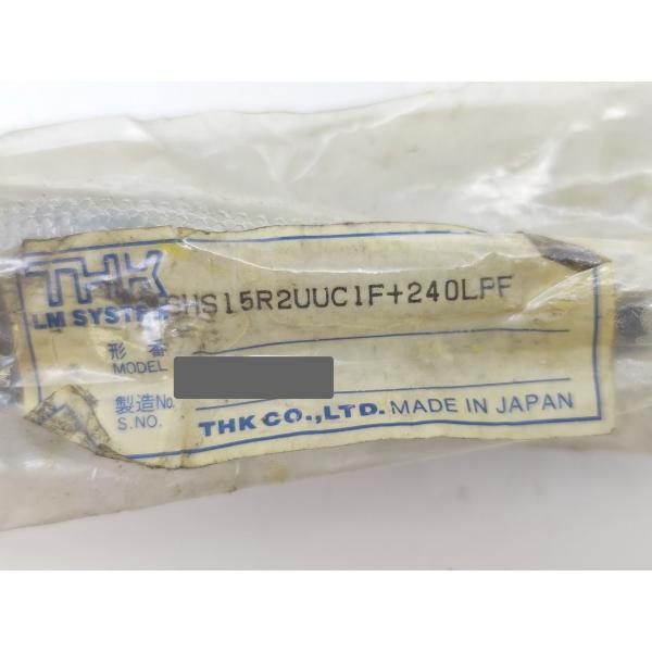 袋汚れ・やぶれあり 未使用 THK SHS15R2UUC1F＋240KPF