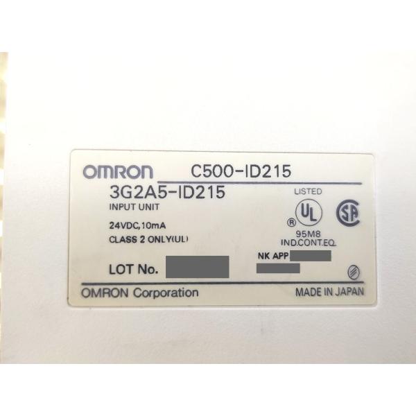箱汚れいたみあり 箱開封済み 未使用 オムロン OMRON 3G2A5-ID215 C500-ID215