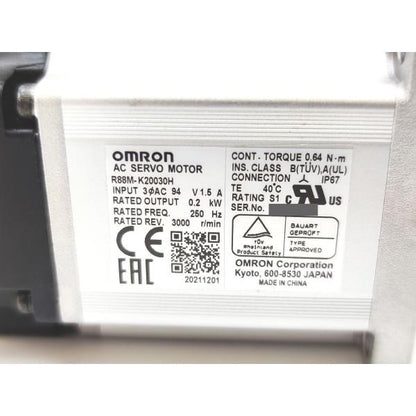 中古 オムロン OMRON R88M-K20030H