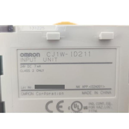 箱開封済み 箱汚れあり 未使用 オムロン OMRON CJ1W-ID211