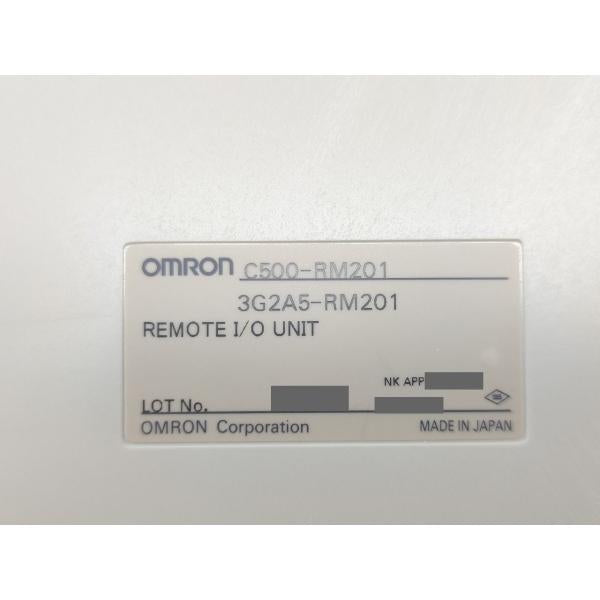 箱汚れマジック書込いたみあり 開封済み 未使用 オムロン OMRON C500-RM201 3G2A5-RM201 その1