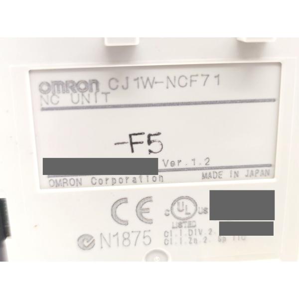 中古 オムロン OMRON CJ1W-NCF71 Ver.1.2