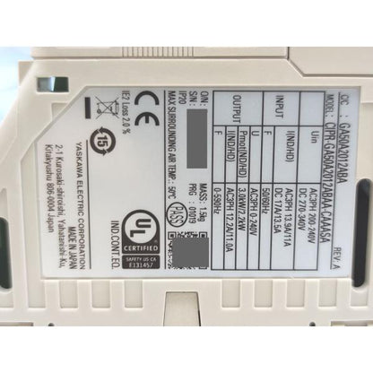 箱汚れあり 未使用 安川電機 GA50A2012ABA REV:A