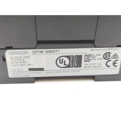 箱いたみあり 箱開封済み 未使用 オムロン OMRON CP1W-20EDT1