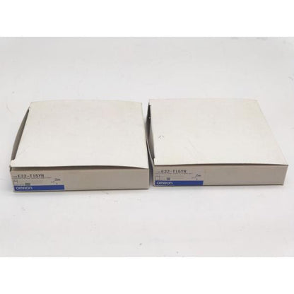2点セット 箱いたみあり ネジ1本不足 中古か未使用か不明 オムロン OMRON E32-T15YR 2m