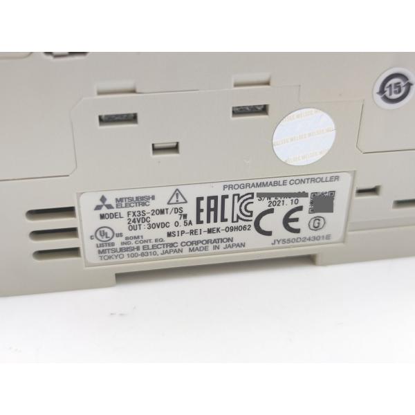 箱いたみあり 2021年製 新品 三菱 MITSUBISHI FX3S-20MT/DS