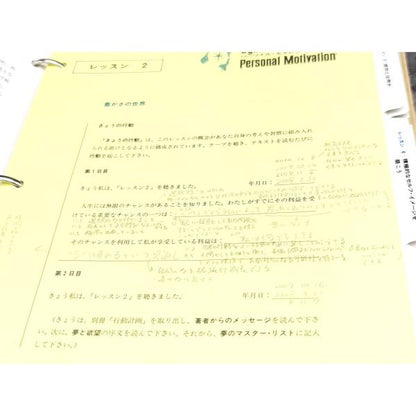 書込みあり ケース汚れあり 中古 SMI 私の行動計画 パーソナルモティベーションの力
