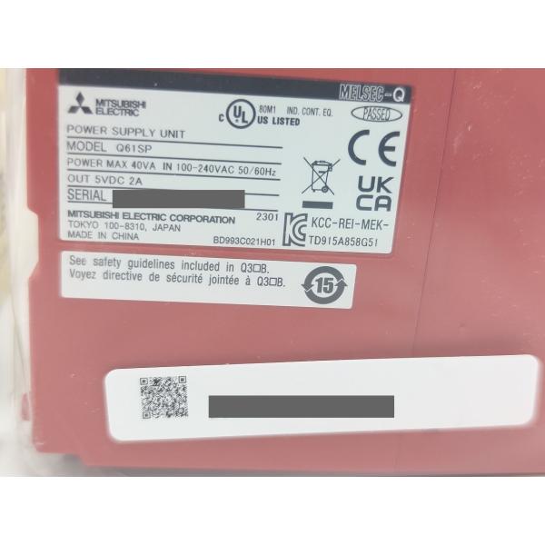 2023年製 新品 三菱 MITSUBISHI Q61SP