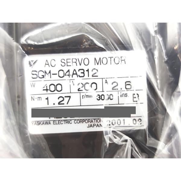 箱いたみあり 新品 安川電機 YASKAWA SGM-04A312