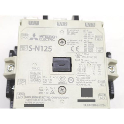 新品  三菱 MITSUBISHI MSO-N125 200V 30kW AC200V 2a2b