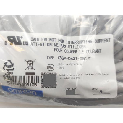 5個入り 新品 オムロン OMRON XS5F-D421-E80-F