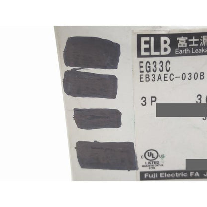 箱マジック書込あり 未使用 富士電機 EG33C 3P 30A