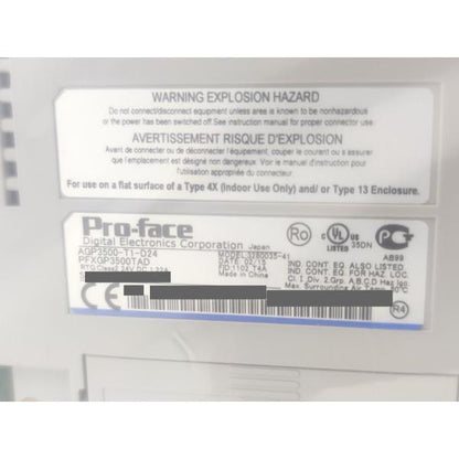 新品 Pro-face AGP3500-T1-D24