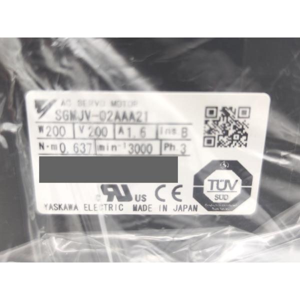 箱なし 未使用 安川電機 YASKAWA SGMJV-02AAA21 その1