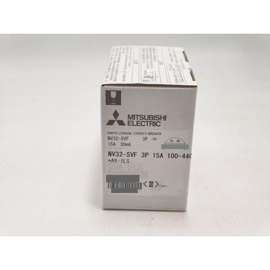 新品 三菱 NV32-SVF 3P 15A 30mA AX-1LS