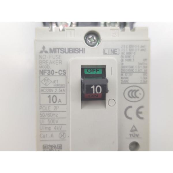 中古 三菱 MITSUBISHI NF30-CS AC220V 10A 2P