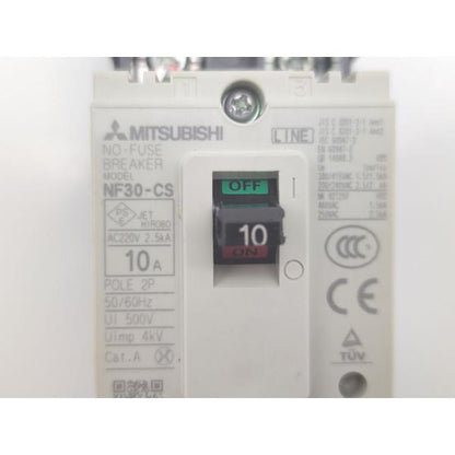 中古 三菱 MITSUBISHI NF30-CS AC220V 10A 2P