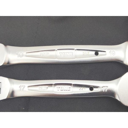 中古 TONE ラチェットメガネレンチ 7本セット RMF