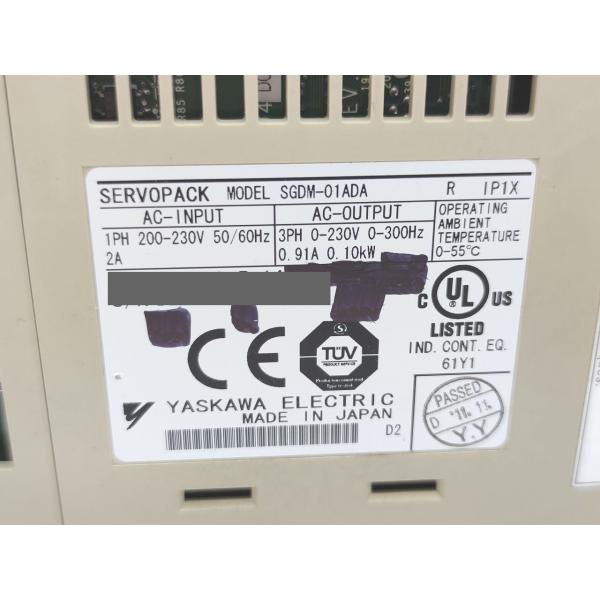 本体にマジック書込あり 中古 安川電機 YASKAWA SGDM-01ADA