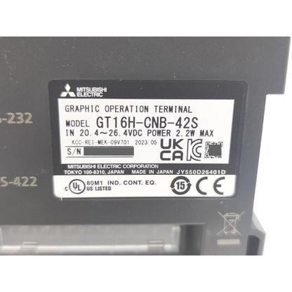 2023年製 新品 三菱 MITSUBISHI GT16H-CNB-42S
