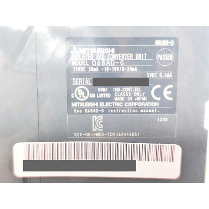箱いたみあり 2012年 新品 三菱 MITSUBISHI Q68AD-G