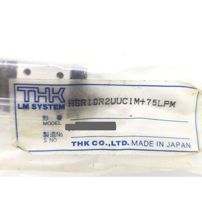 汚れあり 未使用 THK HSR10R2UUC1M＋75LPM