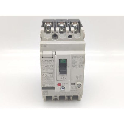 中古 三菱 MITSUBISHI NV63-CVF 100-440VAC 40A 30ｍA 3P