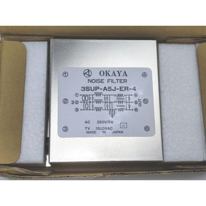 箱いたみあり 未使用 OKAYA 3SUP-A5J-ER-4 ノイズフィルター