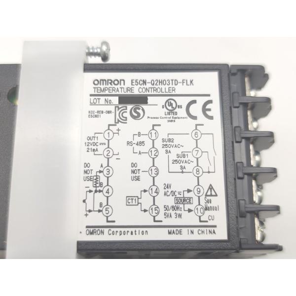 未使用 オムロン OMRON E5CN-Q2H03TD-FLK その1