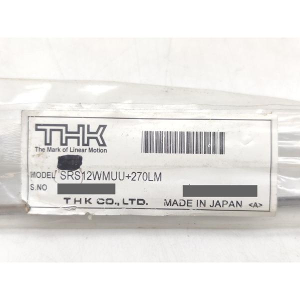 袋汚れあり 未使用 THK SRS12WMUU+270LM