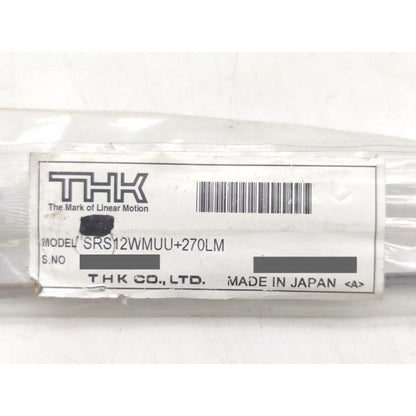 袋汚れあり 未使用 THK SRS12WMUU+270LM