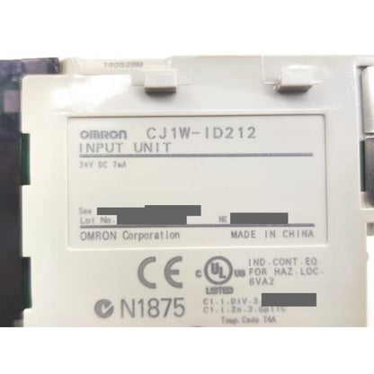 箱開封済み 箱いたみあり 未使用 オムロン OMRON CJ1W-ID212