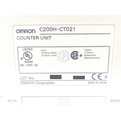 箱かなり汚れ・いたみあり 箱開封済み 未使用 オムロン OMRON C200H-CT021