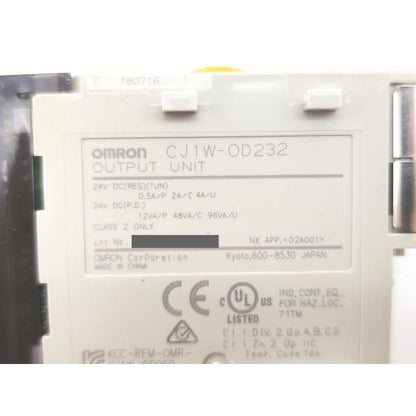 箱開封済み 箱いたみあり 未使用 オムロン OMRON CJ1W-OD232