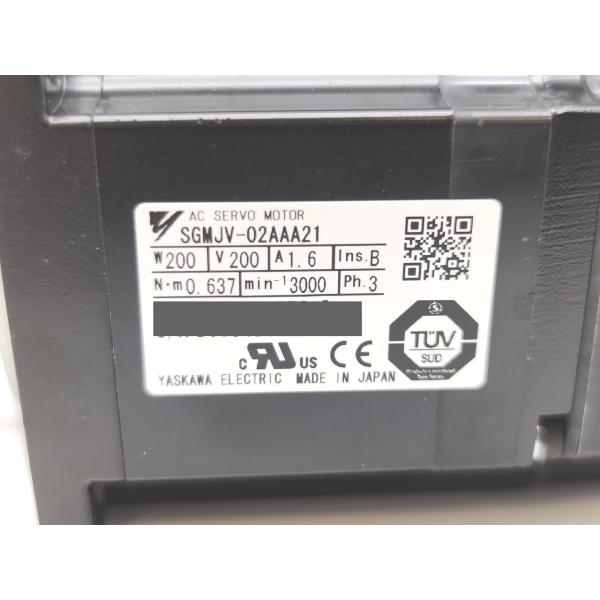 サビあり 中古 安川電機 YASKAWA SGMJV-02AAA21
