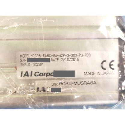 未使用 箱と本体型番違い IAI RCP5-SA6C-WA-42P-3-300-P3-R08