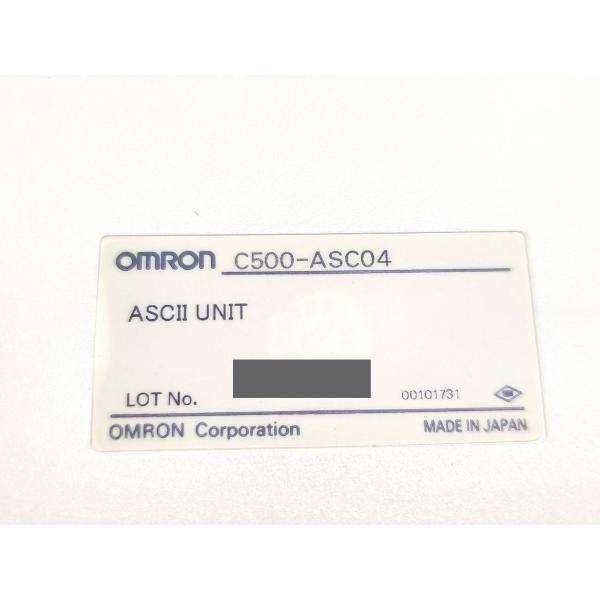 箱汚れあり 中古か未使用か不明 オムロン OMRON C500-ASC04