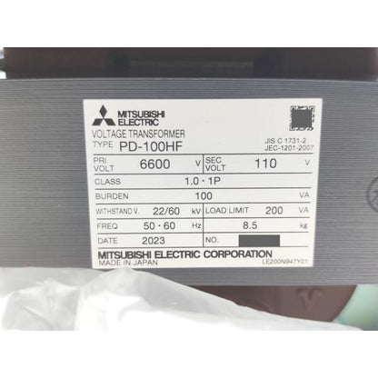 箱いたみあり 未使用 三菱 MITSUBISHI PD-100HF 6600/110V その2