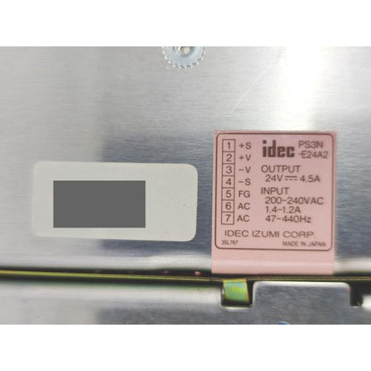 本体汚れあり １つネジ部分プラスチックカバーなし 中古 アイデック idec PS3N-E24A2 3点セット