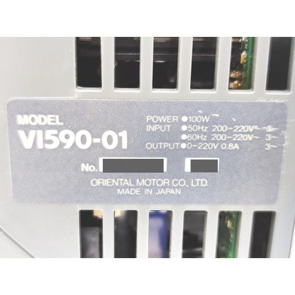 中古 オリエンタルモーター Orientalmotor VI590-01 その1