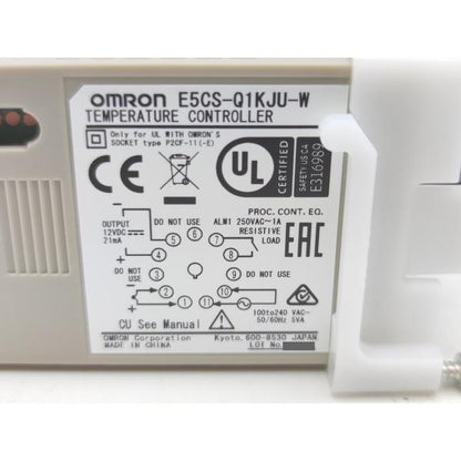 新品 オムロン OMRON E5CS-Q1KJU-W 100 to 240VAC その1