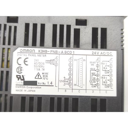 未使用 オムロン OMRON K3HB-PNB-ABCD1 AC/DC24V Ver.1.4 その8