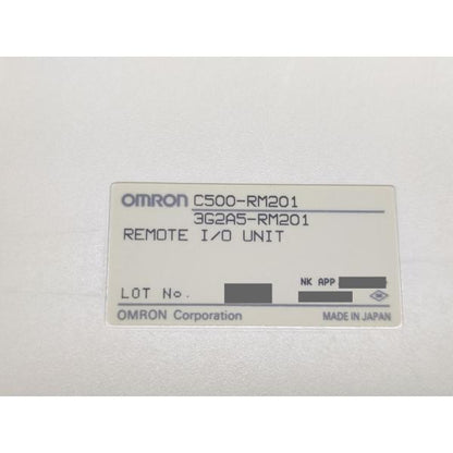 箱汚れマジック書込いたみあり 開封済み 未使用 オムロン OMRON C500-RM201 3G2A5-RM201