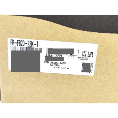 箱いたみあり 新品 2024年製 三菱 MITSUBISHI FR-F820-22K-1 その1