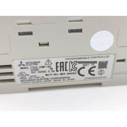 箱いたみあり 2021年製 未使用 三菱 MITSUBISHI FX3S-20MT/DS その1