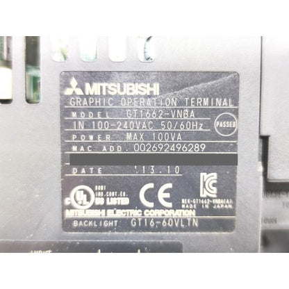 箱いたみ・汚れあり 中古 三菱 MITSUBISHI GT1662-VNBA